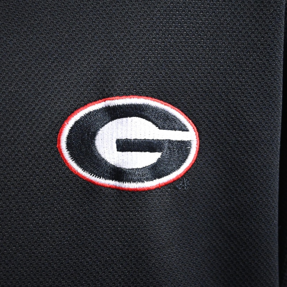 Columbia Polo Mens Large Black Georgia Bulldogs PFG Vented Performance Fishing - Picture 6 of 16